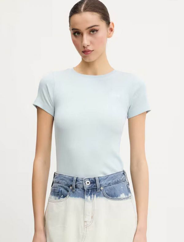 T-shirt manica corta Guess Jeans - azzurro