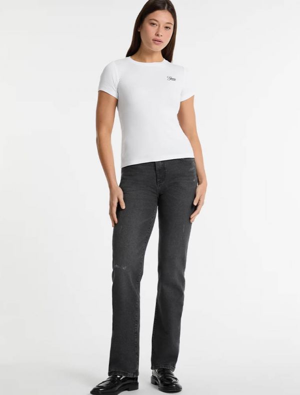T-shirt manica corta Guess Jeans - bianco