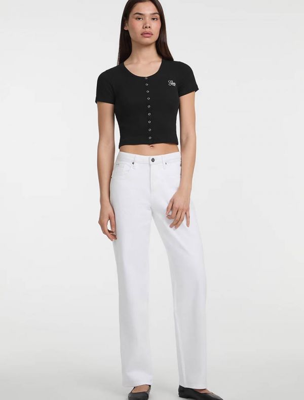 T-shirt manica corta Guess Jeans - nero