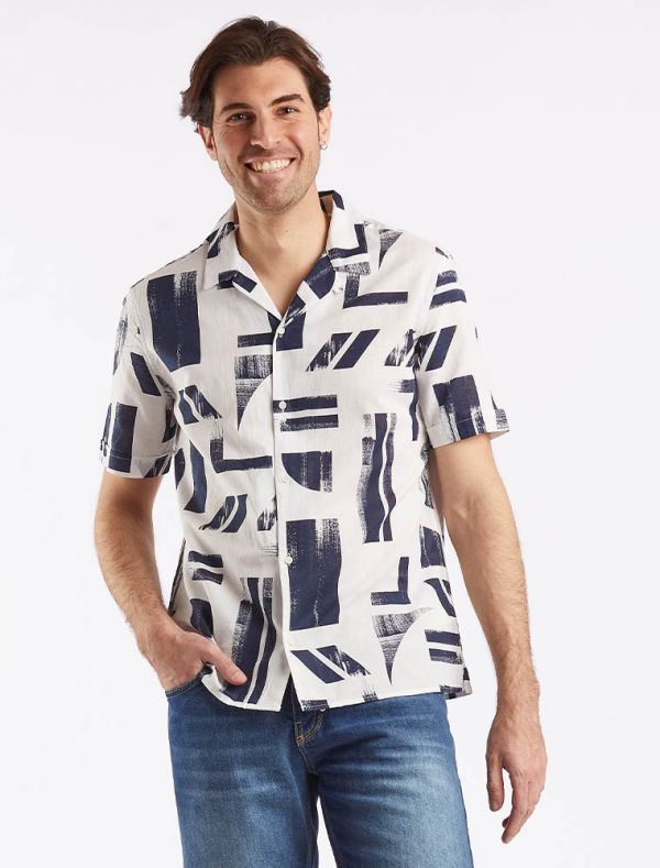 Camicia manica corta Antony Morato - blu navy