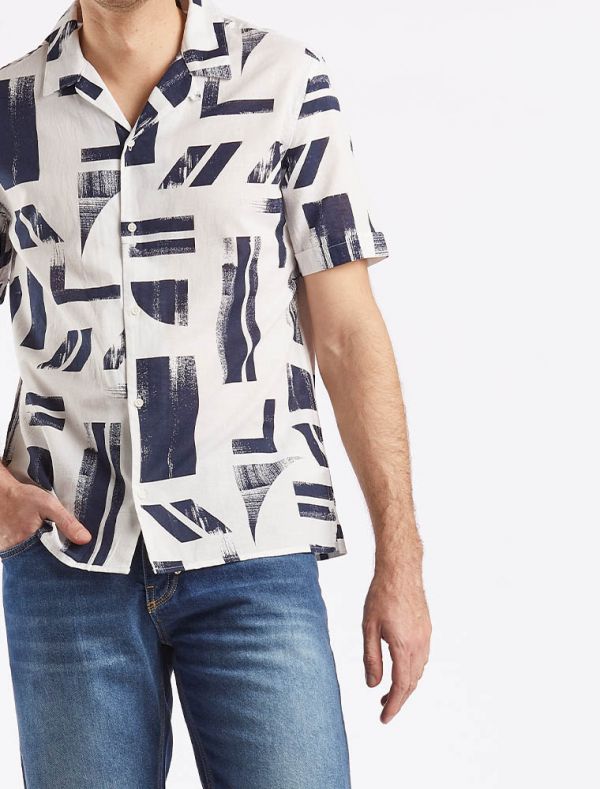 Camicia manica corta Antony Morato - blu navy