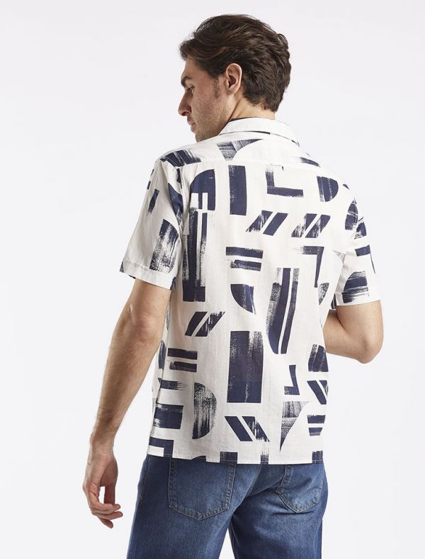 Camicia manica corta Antony Morato - blu navy
