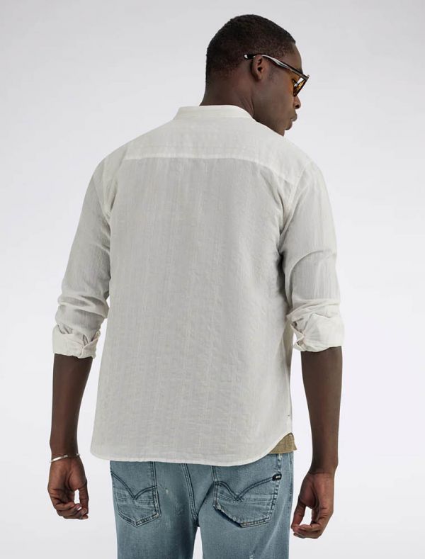 Camicia manica lunga casual Gas - bianco