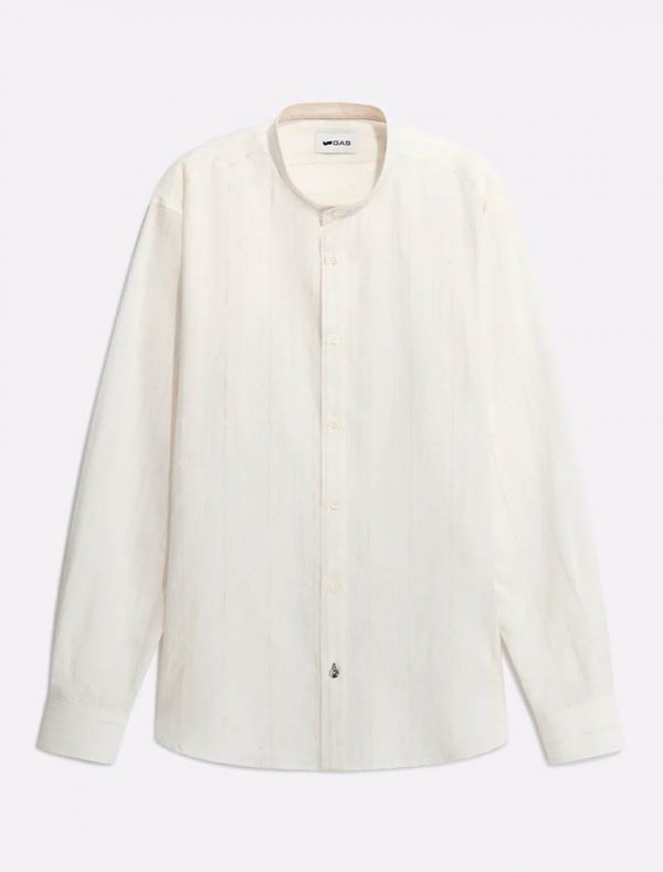 Camicia manica lunga casual Gas - bianco
