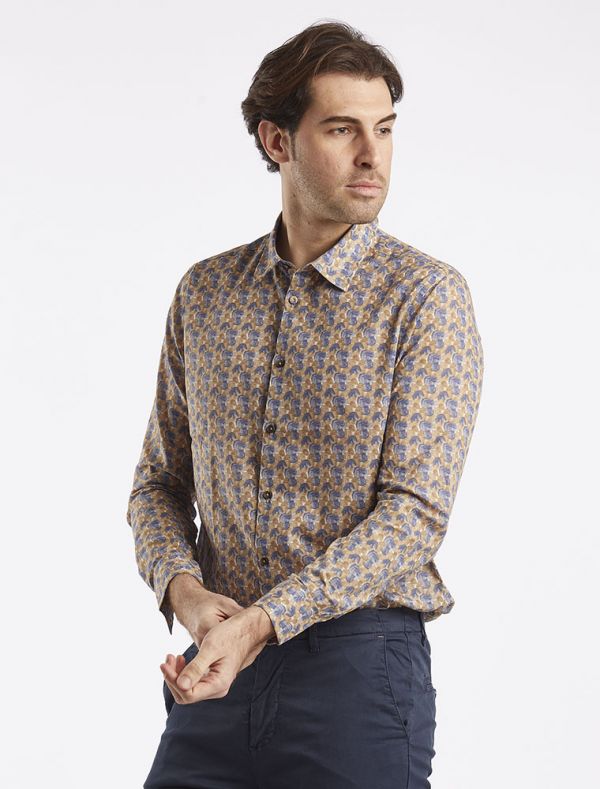Camicia manica lunga Seinse - beige