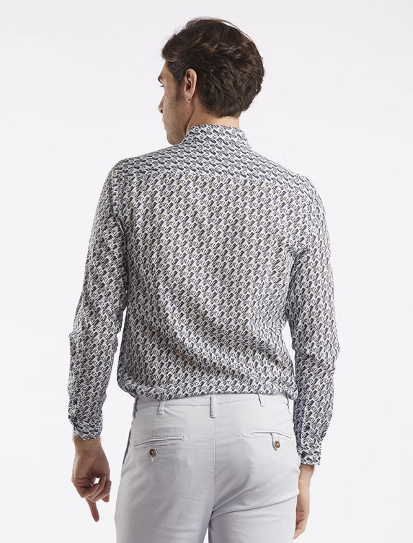 Camicia manica lunga Seinse - blu navy