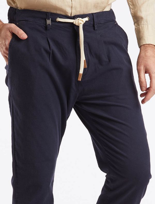 Pantalone casual Seinse - blu navy