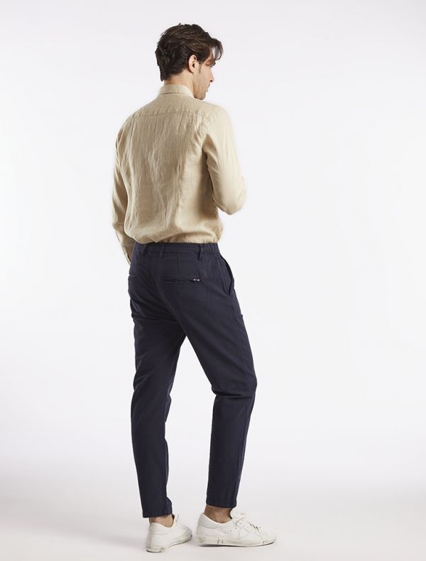 Pantalone casual Seinse - blu navy