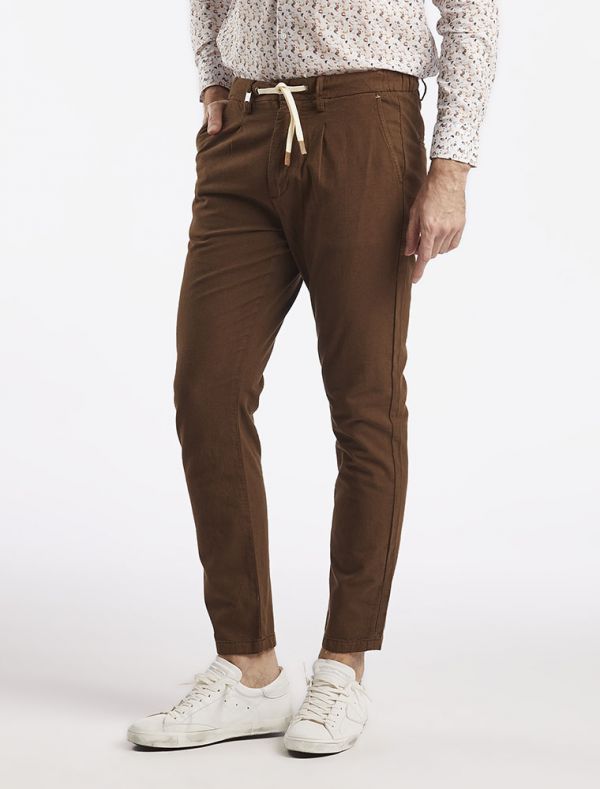 Pantalone casual Seinse - moka