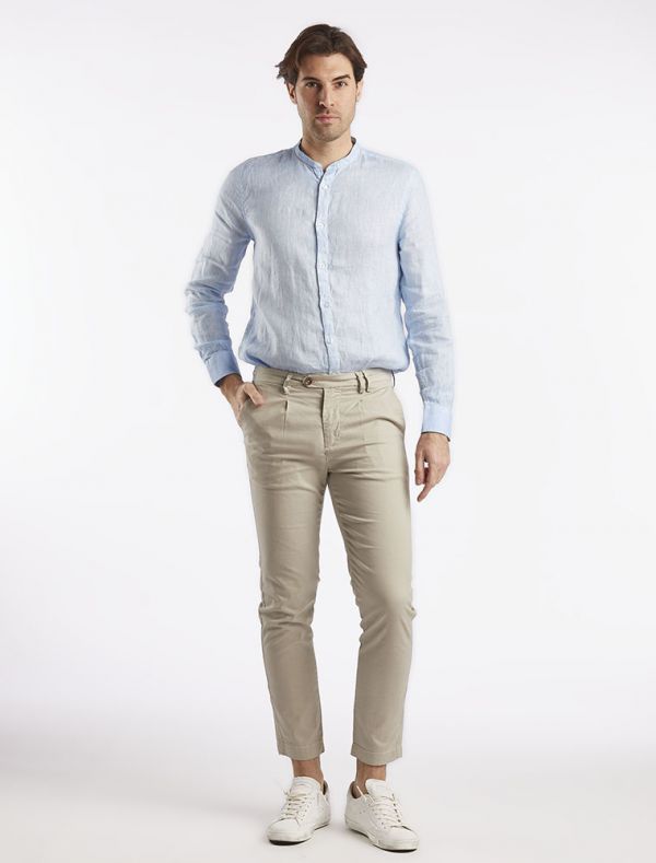 Pantalone casual Seinse - gesso