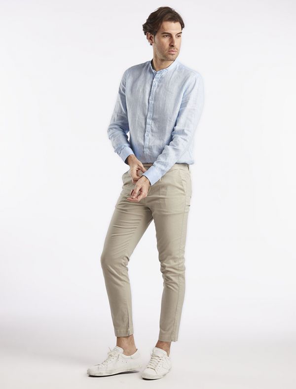 Pantalone casual Seinse - gesso