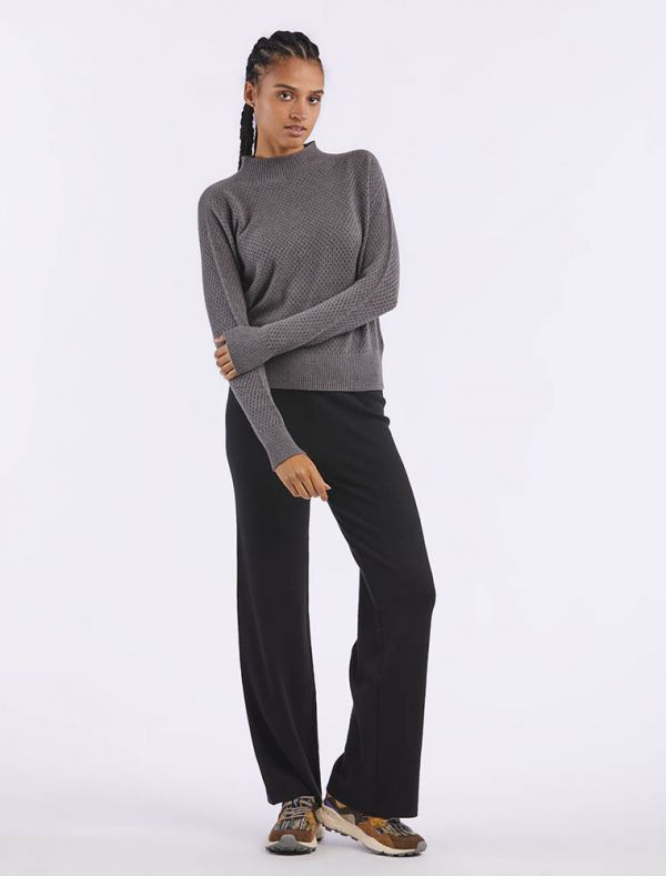 Maglia manica lunga Knit - San Babila - piombo