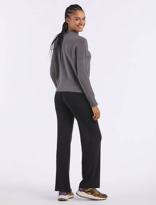 Maglia manica lunga Knit - San Babila - piombo