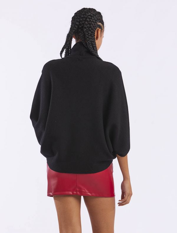 Maglia manica corta Knit - San Babila - nero