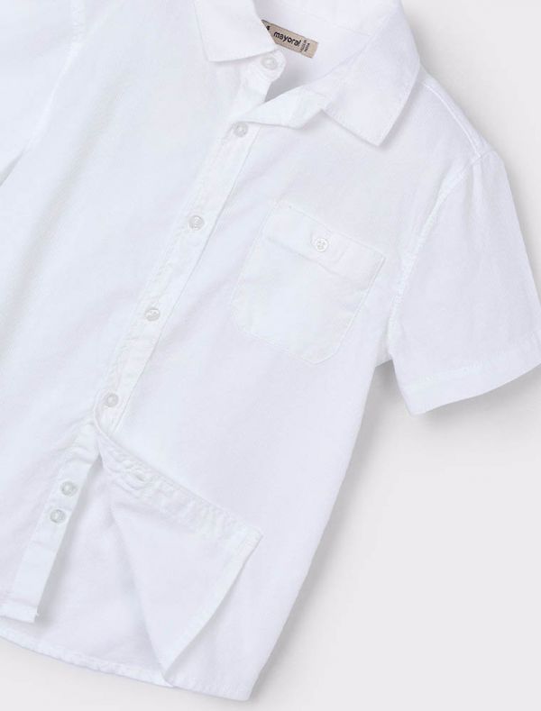 Camicia manica corta Mayoral - bianco