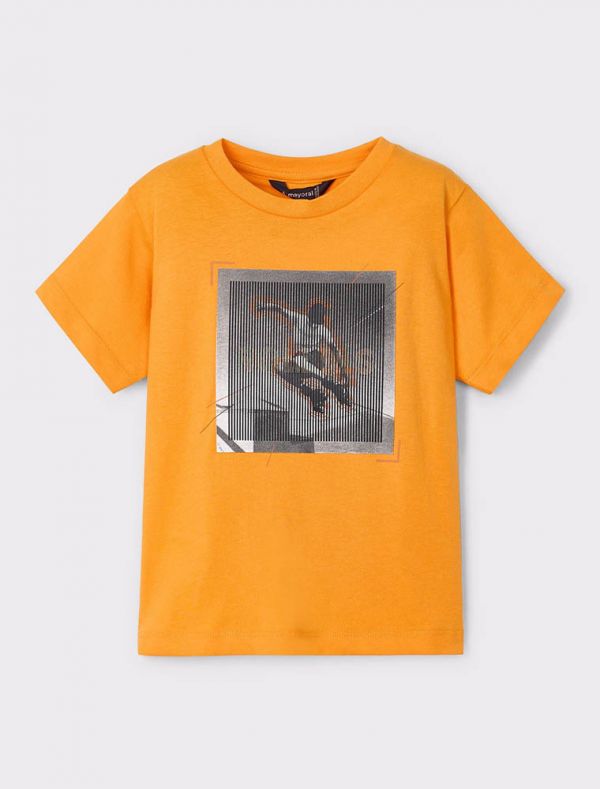 T-shirt manica corta Mayoral - arancione