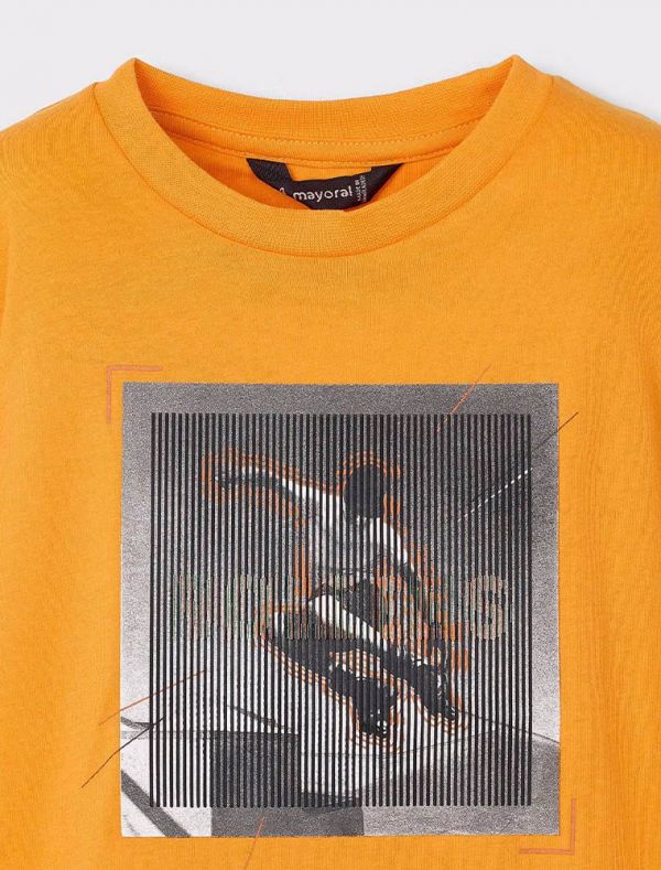 T-shirt manica corta Mayoral - arancione