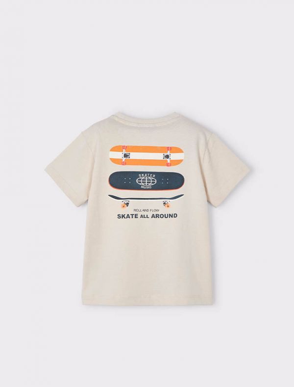 T-shirt manica corta Mayoral - quarzo