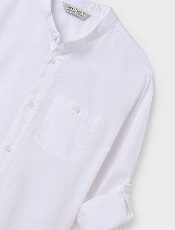 Camicia manica lunga Mayoral - bianco