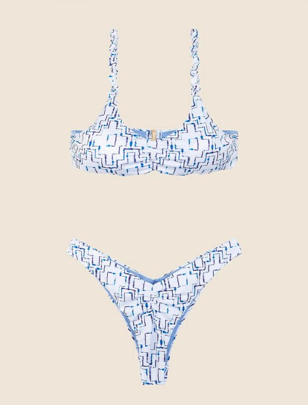 Bikini Me Fui - bianco azzurro