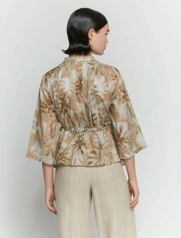 Camicia manica lunga Iblues - beige