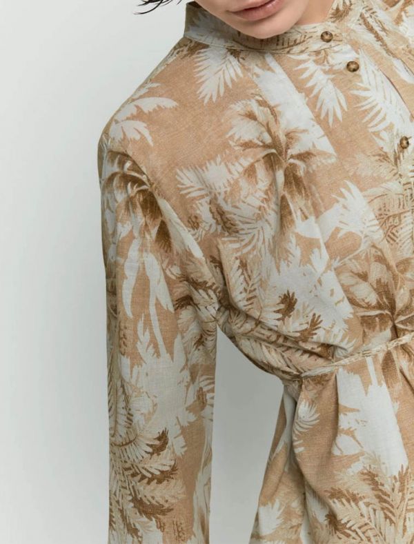 Camicia manica lunga Iblues - beige