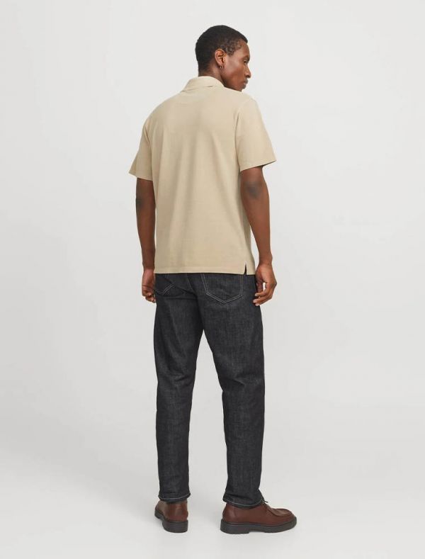 Polo manica corta Jack & Jones - beige