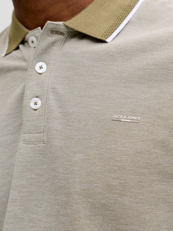 Polo manica corta Jack & Jones - olive