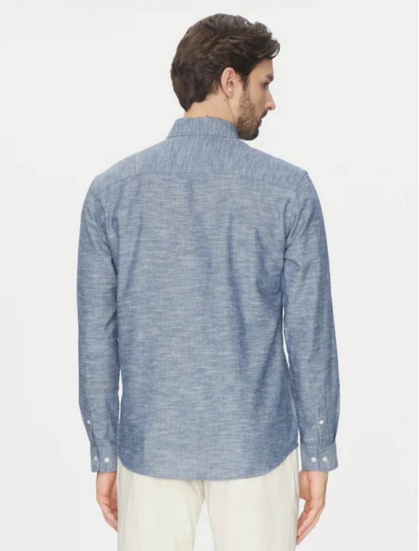 Camicia manica lunga casual Jack & Jones - denim