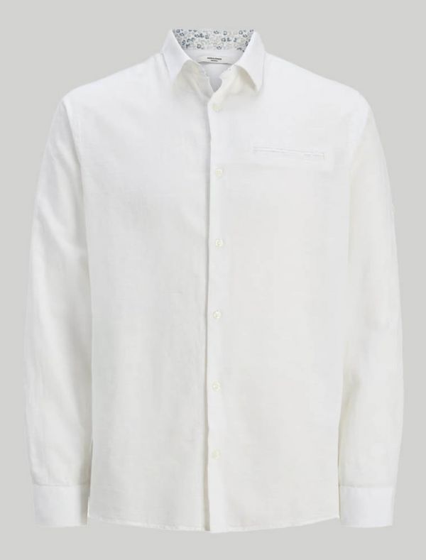 Camicia manica lunga casual Jack & Jones - white - 0