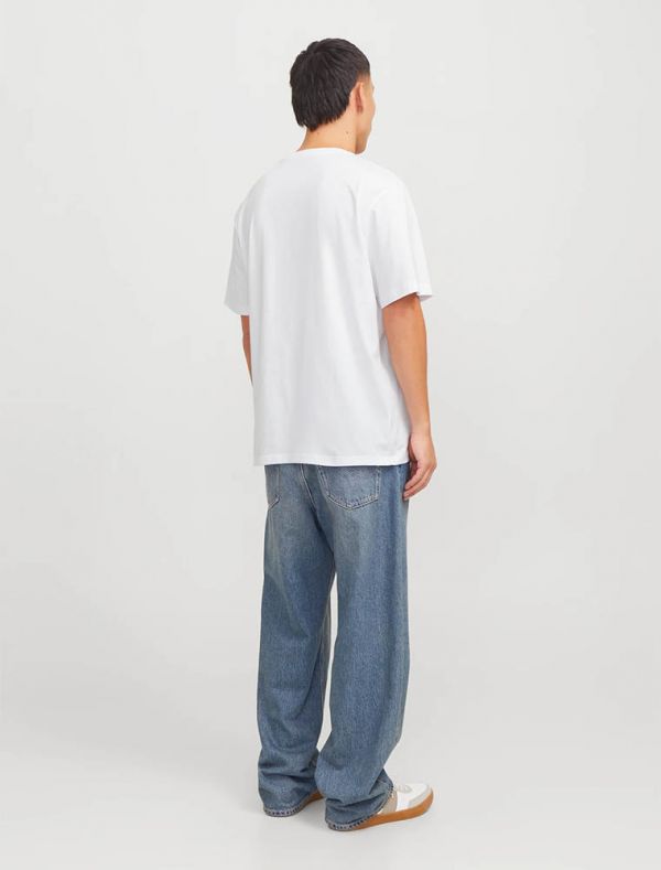 T-shirt manica corta Jack & Jones - white