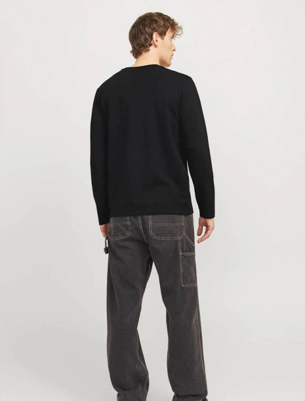 T-shirt manica lunga Jack & Jones - black