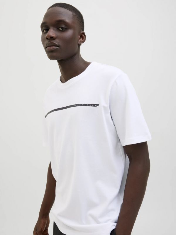 T-shirt manica corta Jack & Jones - white