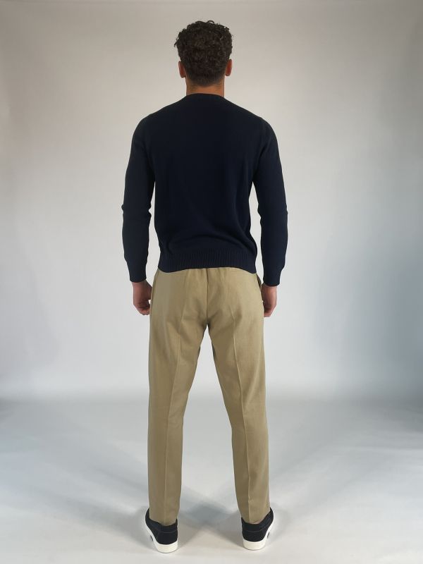 Pullover manica lunga Gran Sasso - blu