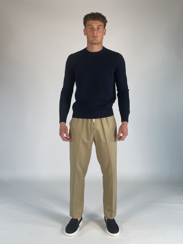 Pullover manica lunga Gran Sasso - blu