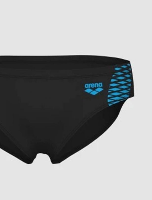 Costume slip Arena - nero turchese