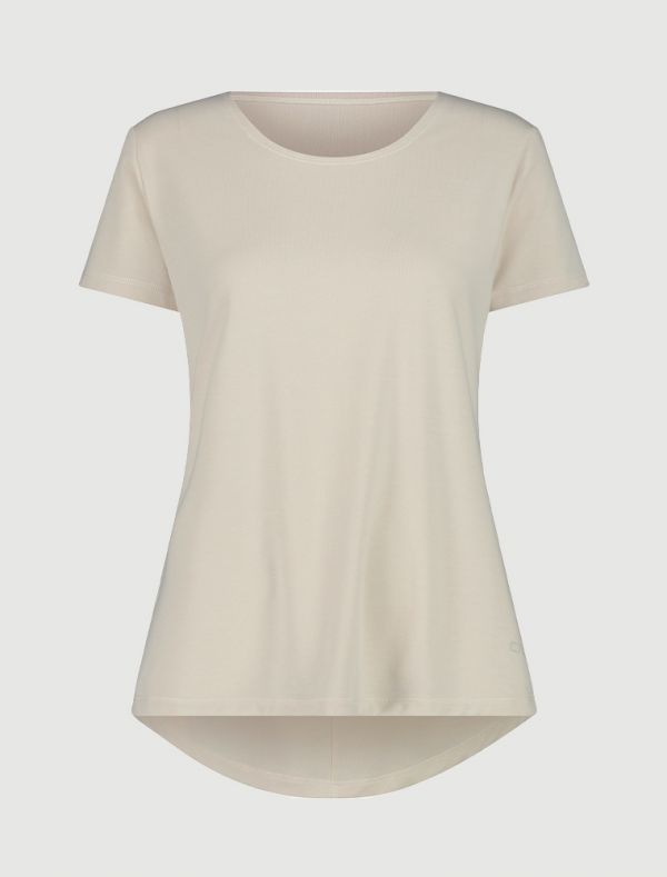 T-shirt manica corta sportiva Cmp - vaniglia