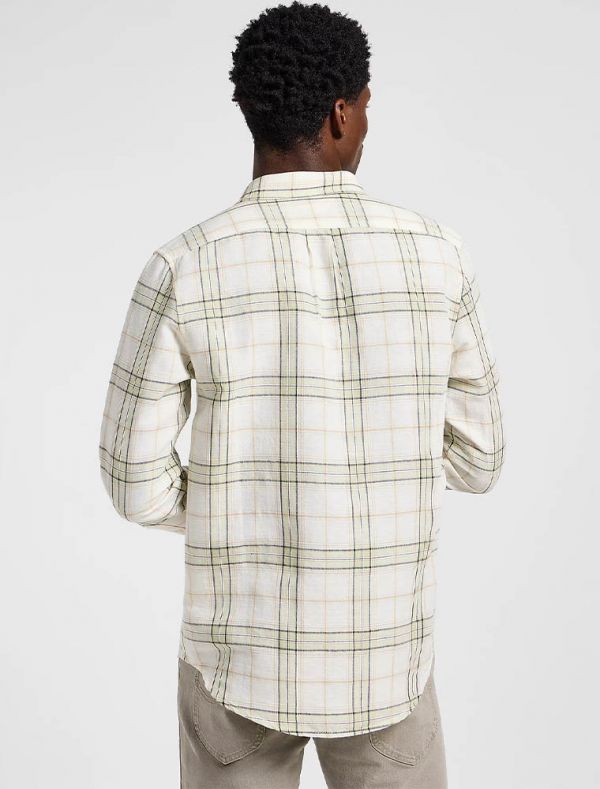 Camicia manica lunga casual Lee - salvia