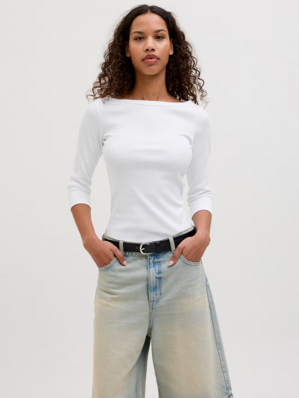 Maglia manica lunga Jjxx - bright white