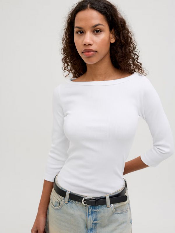 Maglia manica lunga Jjxx - bright white