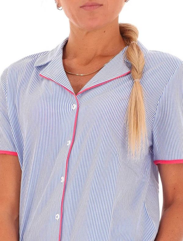 Pigiama corto Brilliamo - azzurro