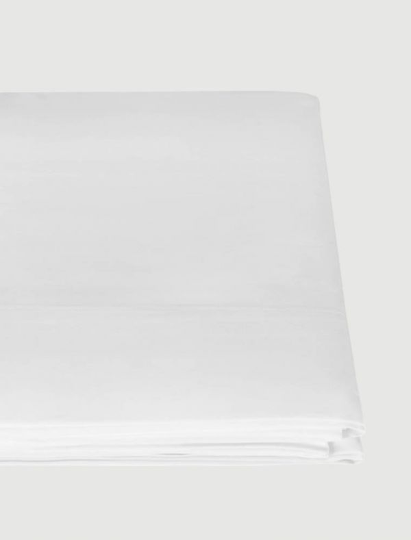Lenzuola piana 2 piazze Fazzini - bianco