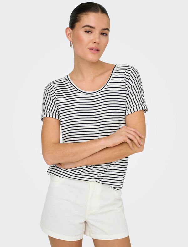 T-shirt manica corta Jdy - blu