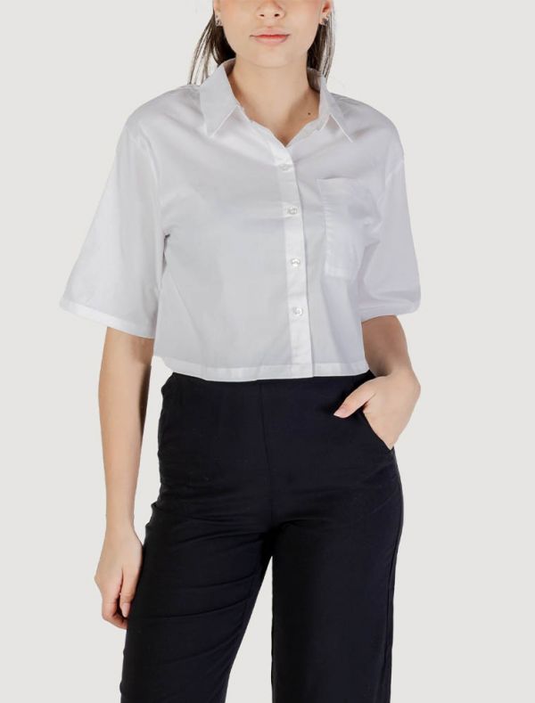 Camicia manica corta Jdy - white