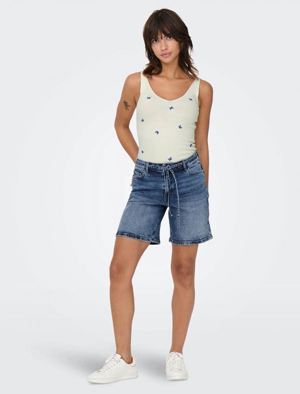 Bermuda jeans Jdy - medium blue denim