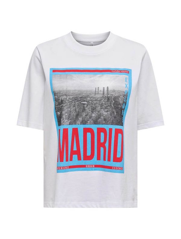 T-shirt manica corta Only - bright white
