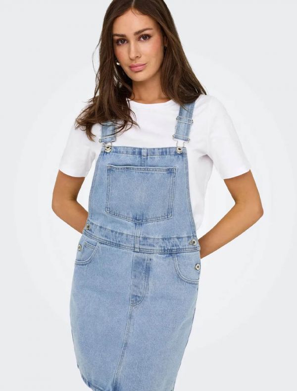 Salopette Only - light blue denim