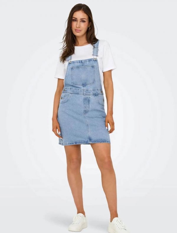 Salopette Only - light blue denim