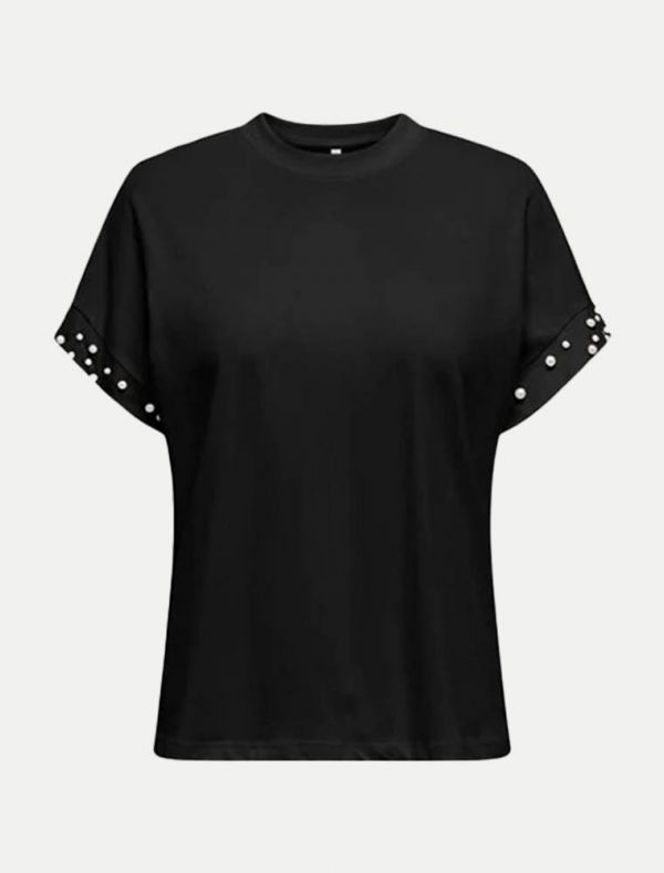 T-shirt manica corta Only - black