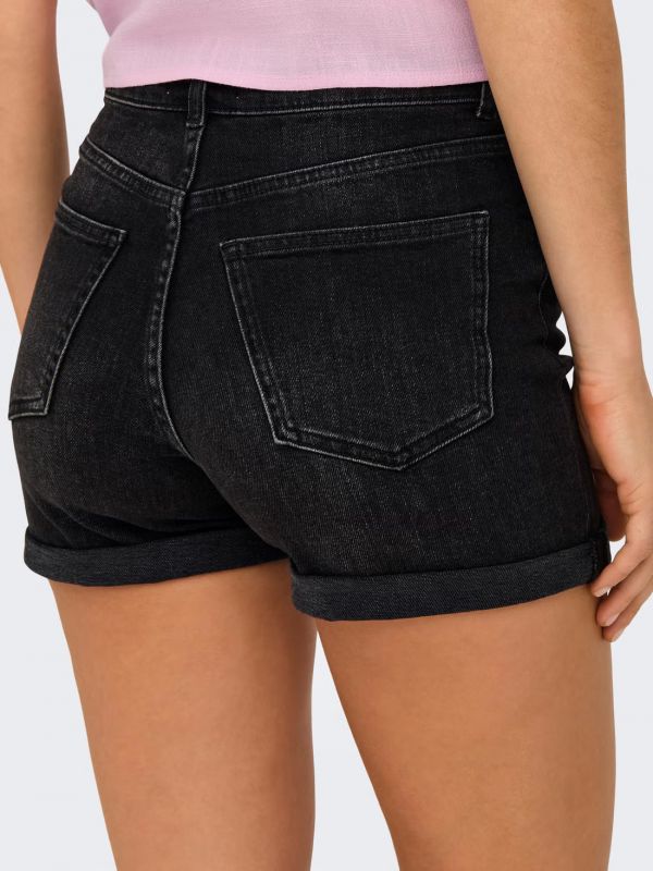 Pantalone corto Only - washed black